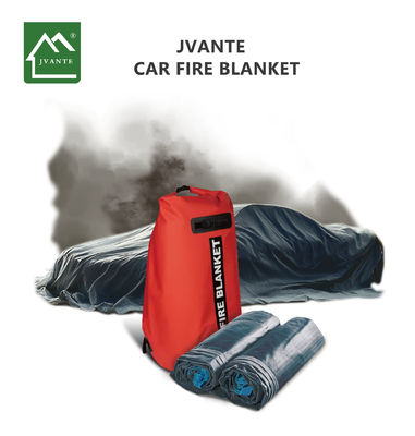 High Temperature Protection Black Fast Fire Extinguisher Blanket For Cars