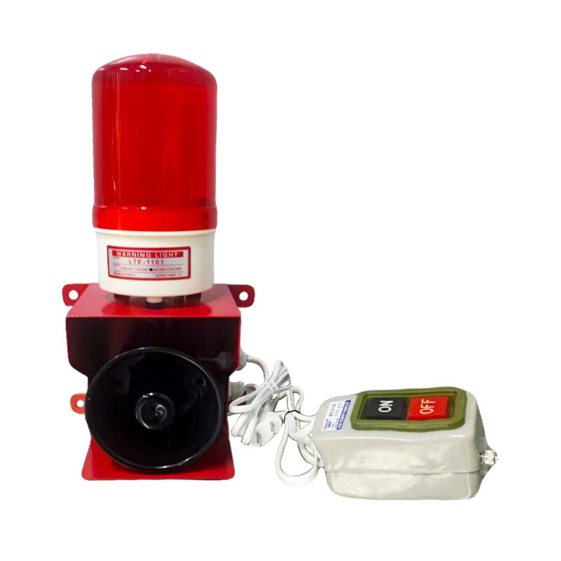 High Decibel Fire Alarm Strobe Light 120dB Wall Mount Fire Alarm Strobe Horn For Factory Warehouse Industrial Safety Warning System