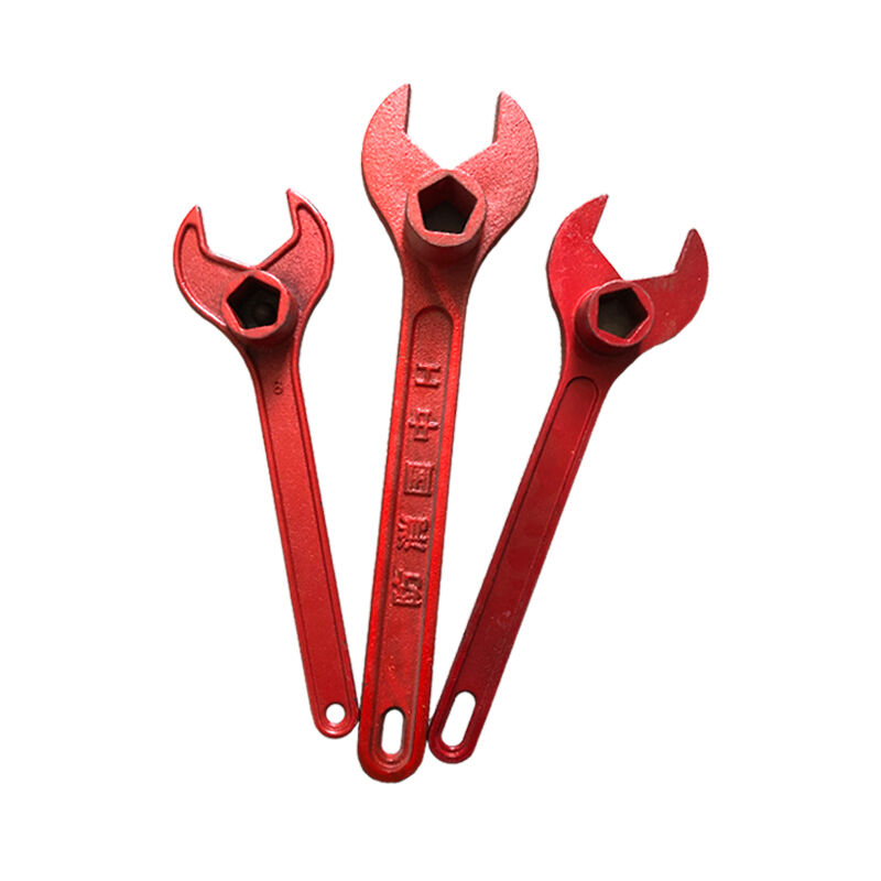 Heavy Duty Fire Hydrant Wrench Five-Point Star Opening Cast Steel Wrench For Above Ground Hydrant Maintenance And Emergency