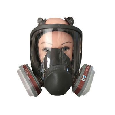 Puda-Gasmaske Gasmaske mit doppelter Filterbox Modell 410