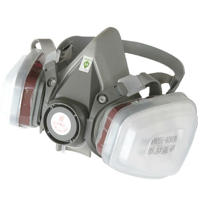 Puda-Gasmaske Gasmaske mit doppelter Filterbox Modell 410