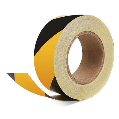 Schwarz-gelb PVC-Warnband Brandschutztechnik Verkehrswarnlinie, schwarz-gelb Spiegelband