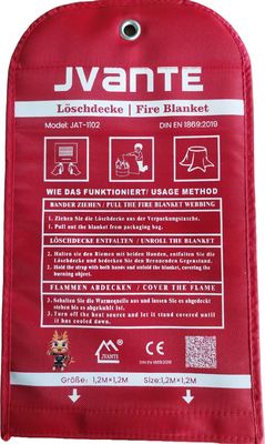 100% Glasfaser-Feuerdecke gute Hilfe für die Feuerbekämpfung in der Küche