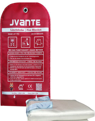 Feuerdecke aus Glasfaser für die Tasche Größe 39,5 cm x 22,5 cm 1,6*1,8 1,2*1,2 0,7 kg Gewicht