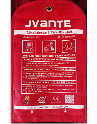 Anpassungsfähige Feuerlöschdecke aus Glasfaser