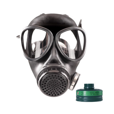 Grauer KN95 wiederverwendbarer Silikon-Atemschutz für Staubschutz und Gasmaskenfunktion