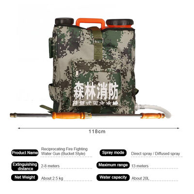 Rucksack Feuer-Wasser-Geschütz 20L tragbare Feuerlöschspülmaschine